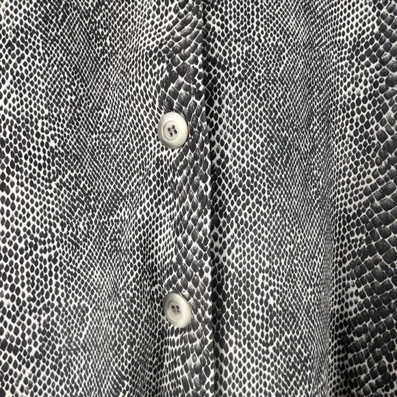 Vintage Snakeskin Print Blazer Jacket Size L Glam Rocker Mob Wife New NWT READ - Picture 11 of 16